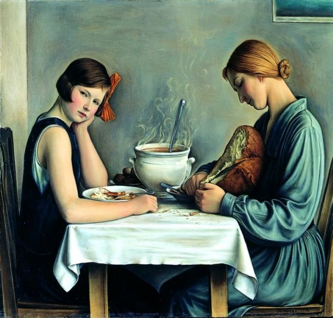 FE Barraud. La tailleuse de soupe - 1933